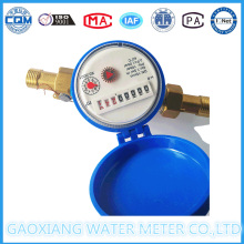 Dn15mm Dry Dial Single Jet Brass Water Meter